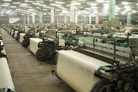 image showing the textile industry of Pakistan.