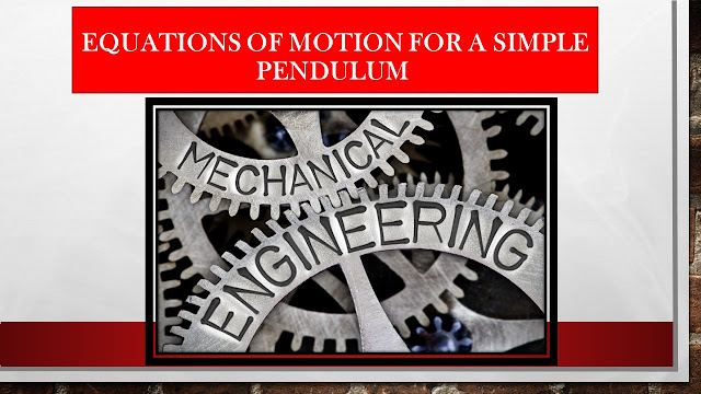 Derive the equations of motion for a simple pendulum with a nonlinear restoring force