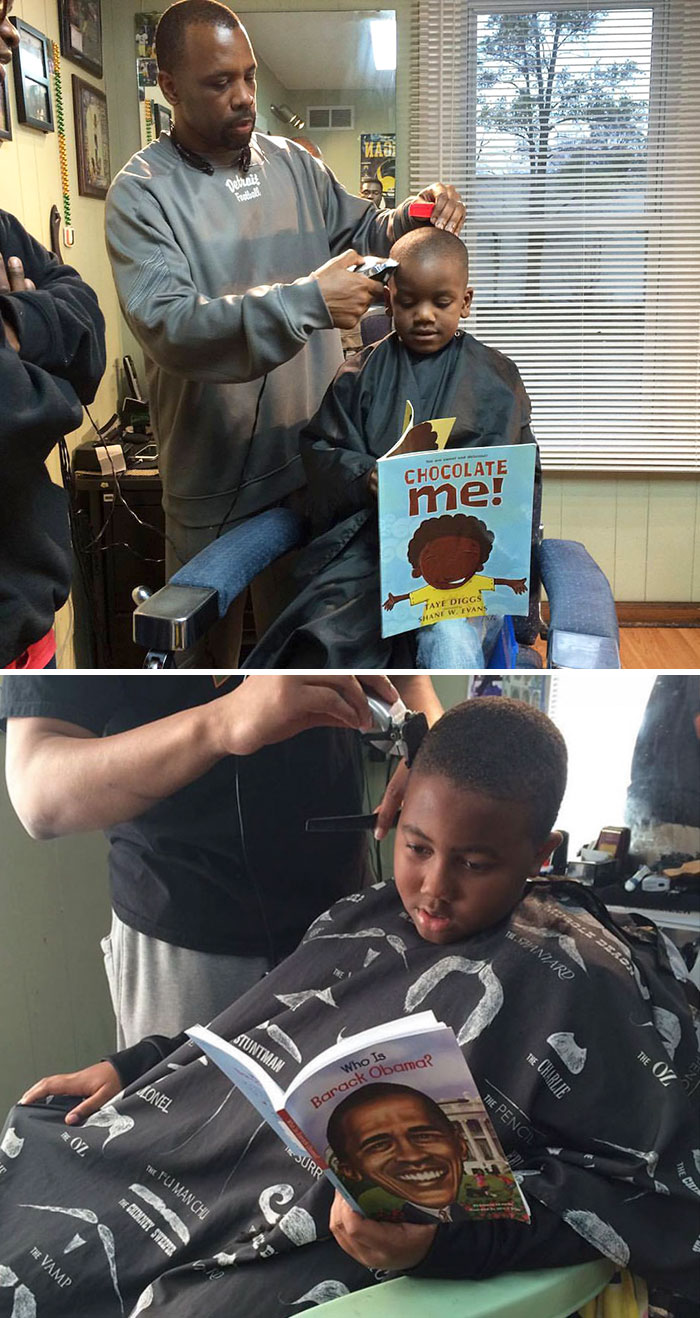 40 Times 2016 Restored Our Faith In Humanity - This Barbershop Will Return Money To Kids On One Condition – If They Read Out Loud