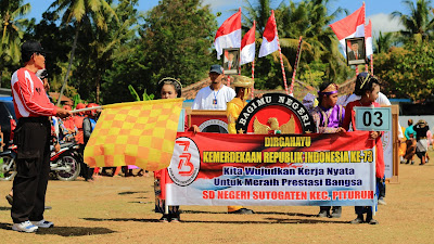 Semarak Hari Ulang Tahun Republik Indonesa Ke-73, Pemerintah Kecamatan Adakan Karnaval 17 Agustus