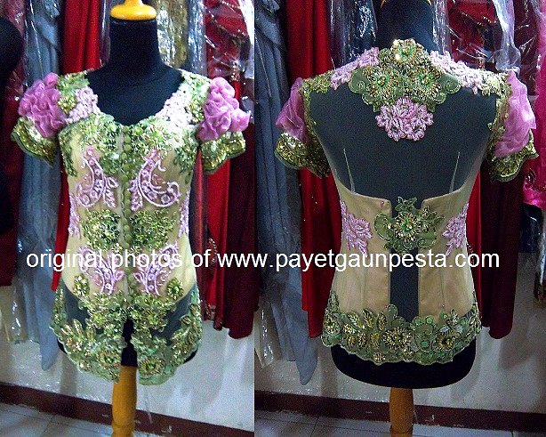 Payet Gaun Pesta Desain Baju Pesta Kebaya  Modern  dan 