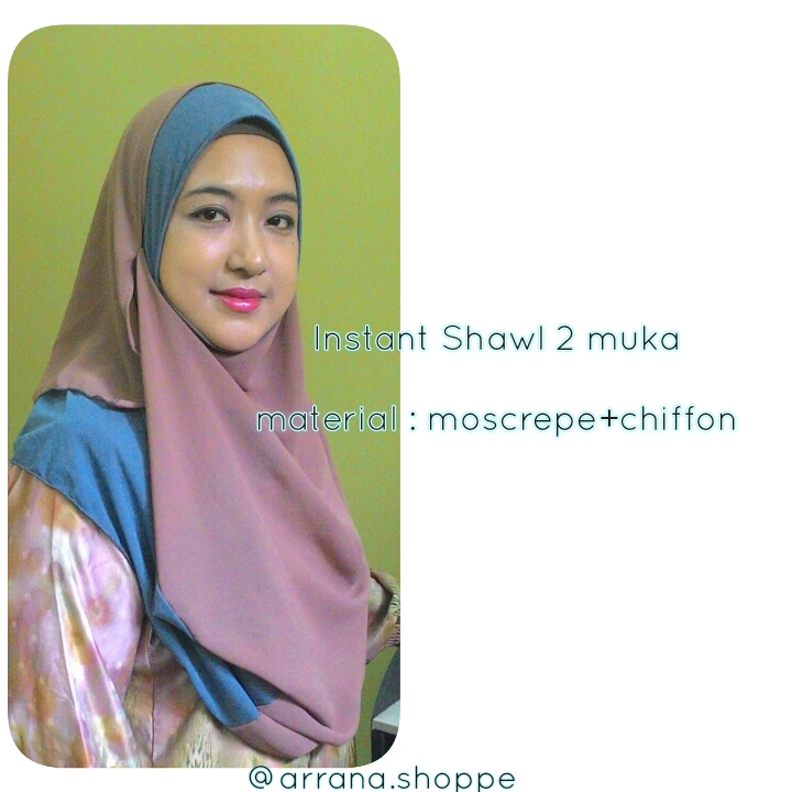 INSTANT SHAWL DUA MUKA @ArRana Shop