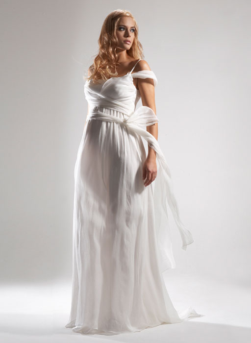 greek goddess wedding dresses w sleeves pics