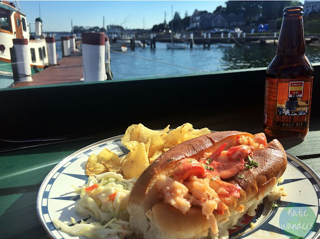 Hot Lobster Roll at Ford's Lobsters Noank