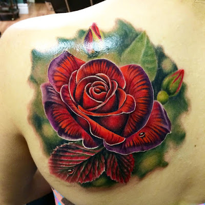  Beautiful Watercolor Rose Tattoos