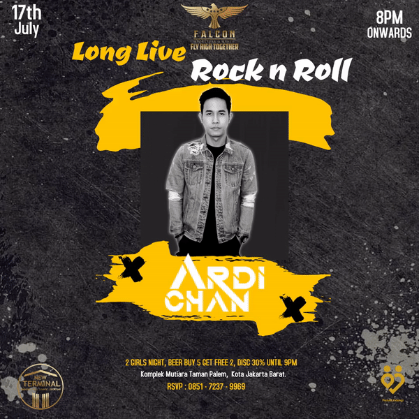 Long Live Rock N Roll Performance DJ Ardi Chan - DJ Melisa & No Seven Band