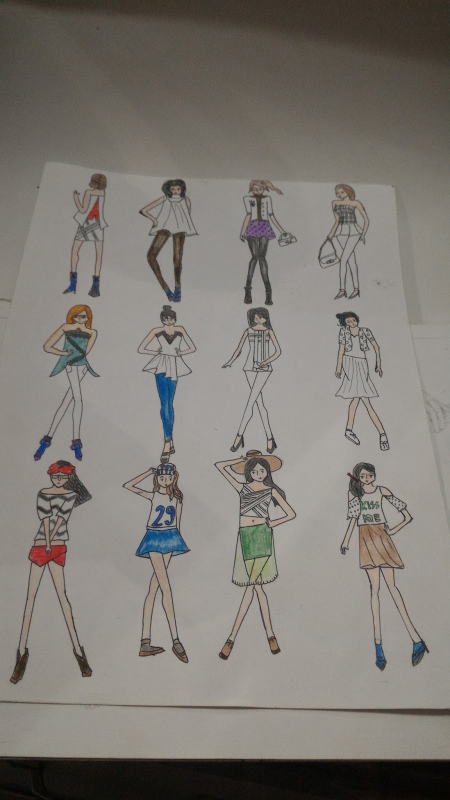 Cara Cepat Bikin Sketsa Baju Fashion Cara Cepat Menggambar Sketsa