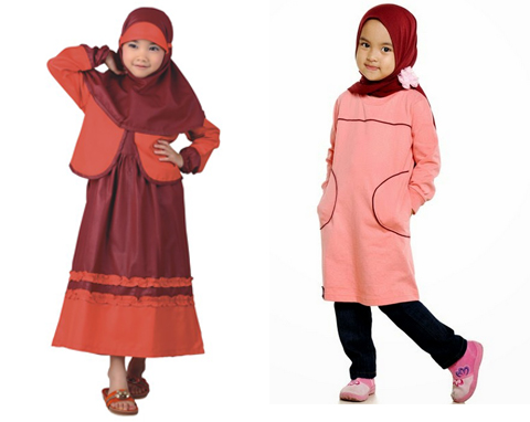 model baju muslim anak perempuan