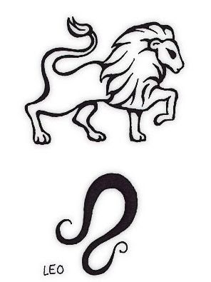 Leo Tattoo Symbol