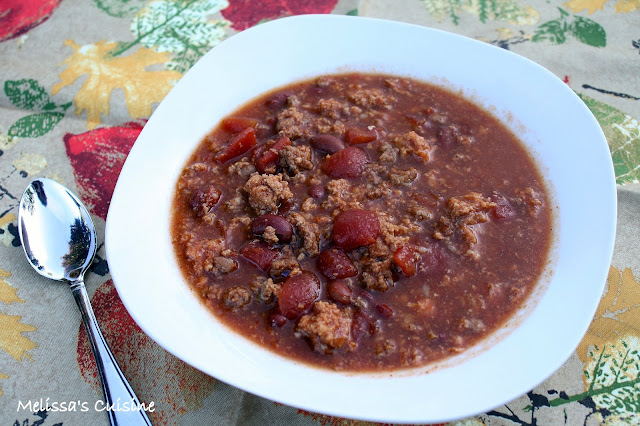 Melissa's Cuisine: Chunky Chili