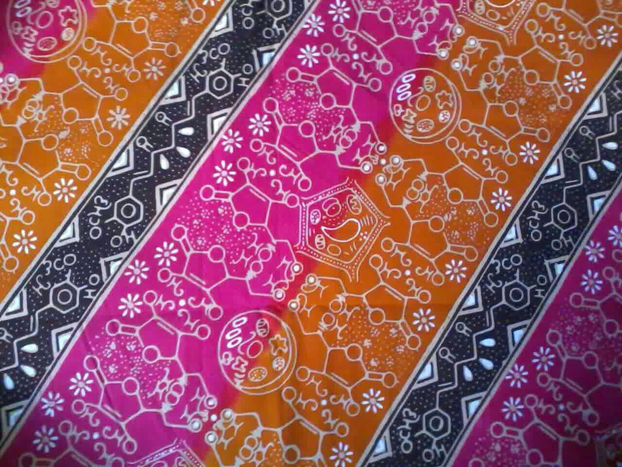 Jual Kain Batik Motif Kimia 3 Warna