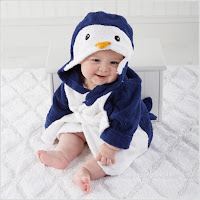 Beautiful Baby Bathrobes / Modeling Baby Bathrobe