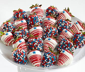 Hand-Dipped Star Spangled Berries