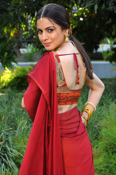 shraddha arya in half saree hot images