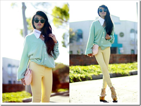 color block pastel