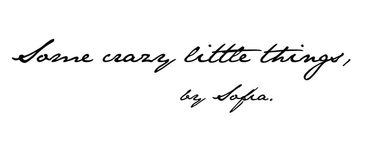 Some crazy little things.