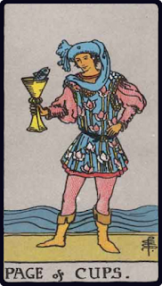 The Page of Cups - Tarot Card from the Rider-Waite Deck