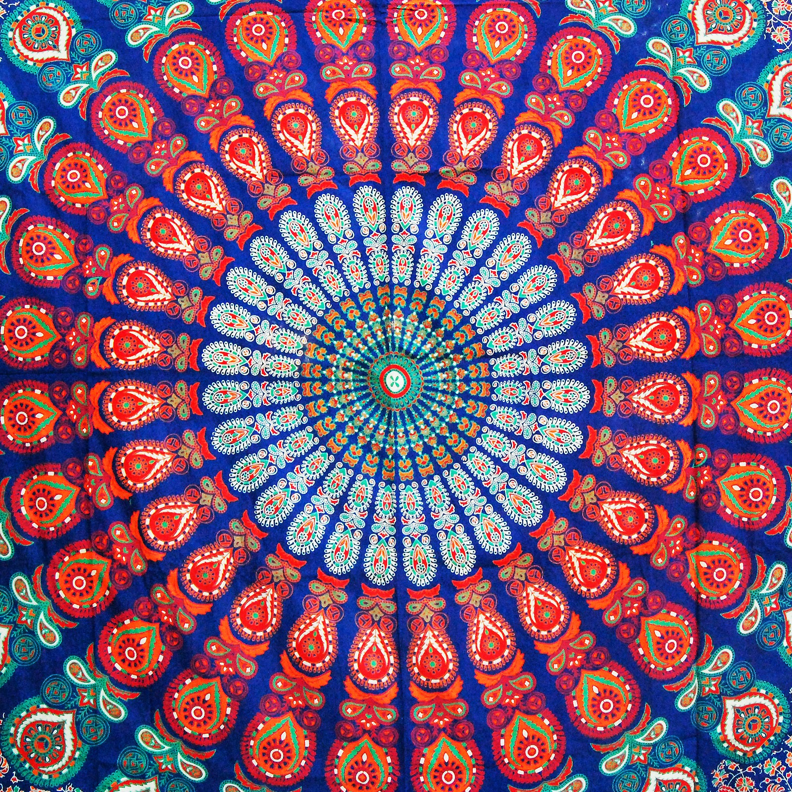  BIG blue mandala hippie tapestry, hippie wall hanging tapestries, bohemian tapestries, queen mandala home decor