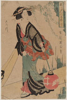 River of Heaven (Amanokawa): The Tanabata Festival, from the series Modern Beauties for the Five Festivals (Tôsei bijin Gosekku)