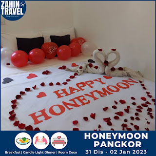 Pakej Honeymoon ke Pulau Pangkor Perak 3 Hari 2 Malam pada 31 Disember 2022 - 02 Januari 2023