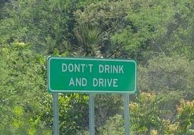 funny road signs