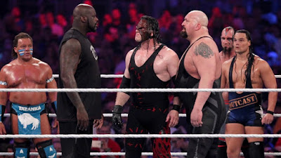 The Big Show junto a Shaquille O'Neal y Kane
