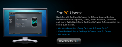 Download BlackBerry Desktop Manager v7