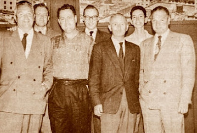 Primer equipo de ajedrez del Golden Gate, año 1953