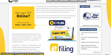 Cara Lapor SPT Tahunan Pajak Online via e-Filing