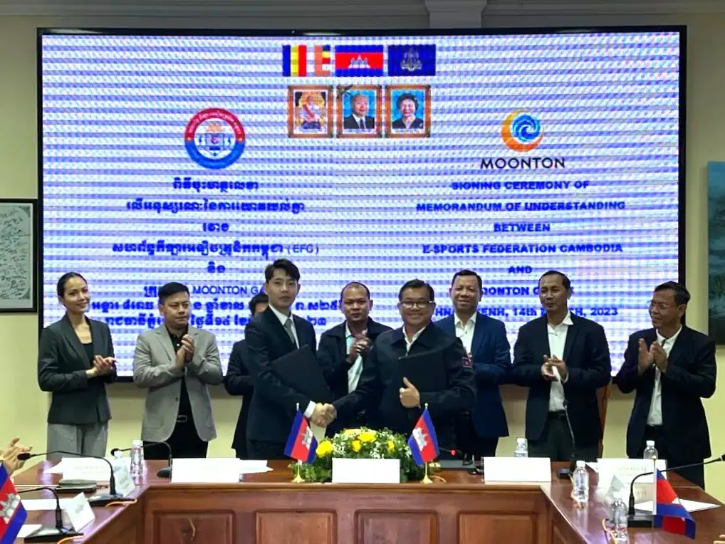 MOONTON Games and Esports Federation Cambodia sign agreement to host MSC 2023