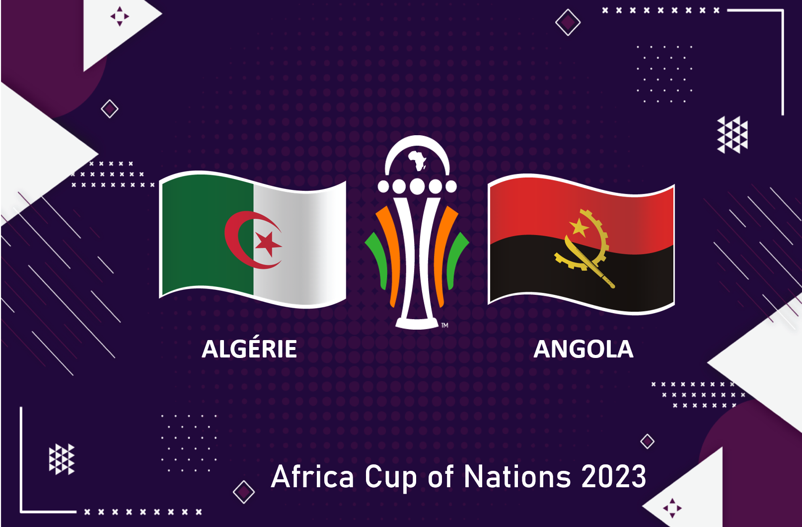 Direct du match ente Algérie et Angola  en CAF des Nations en haute qualité