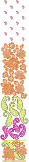 paisley veelkleurige Lawn pak