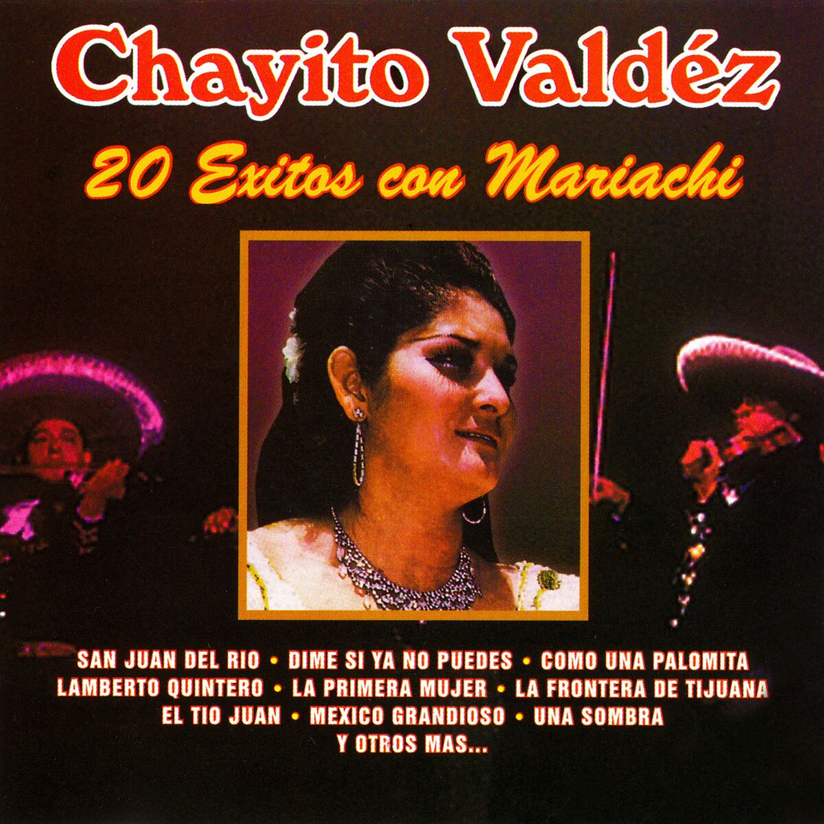 cd Chayito Valdez 20 exitos con mariachi Cover