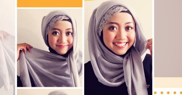 Hijab Tutorial : Cara Memakai Jilbab Segi Empat Cantik nan Modis [foto video]  NYETIR 2014