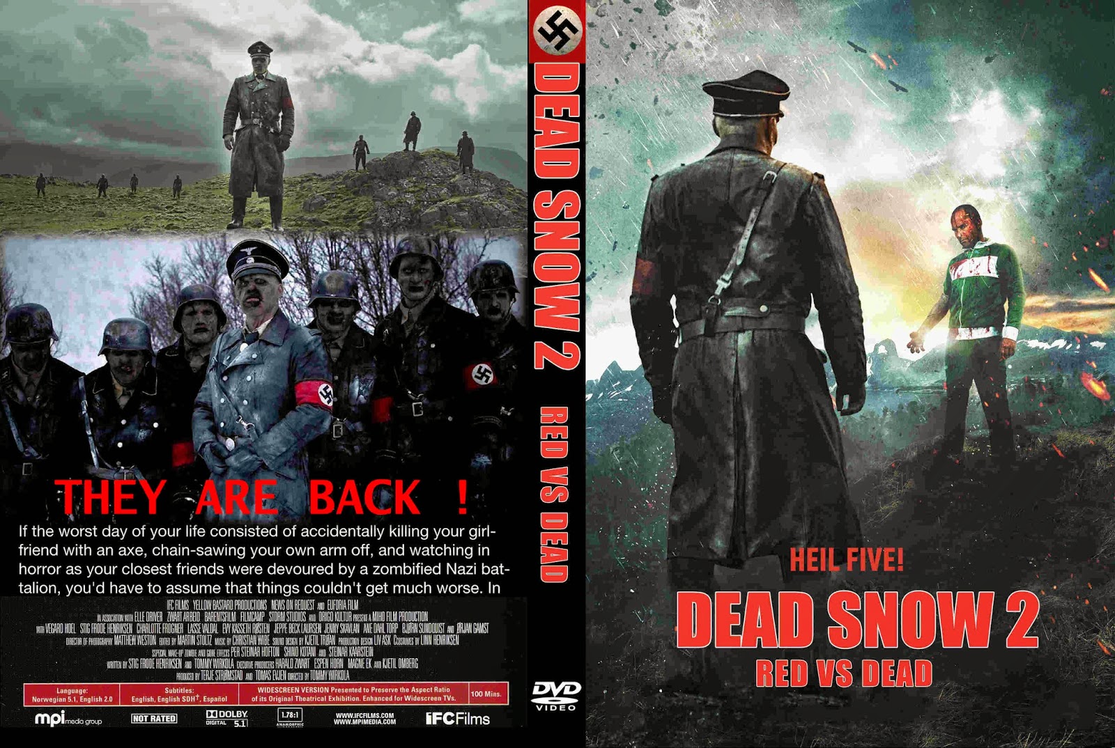 Tudo Capas Br: Dead Snow 2 (2014) - Cover Label DVD Movie