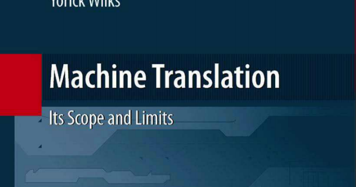 Download Buku  Bahasa Inggris  Tentang Machine Translation 