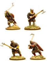 Painted Anglo Dane Huscarls with Dane Axes