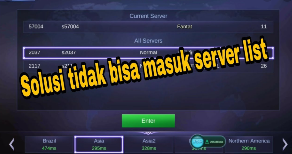 3 Cara Memunculkan Server List Mobile Legend Yang Hilang ...