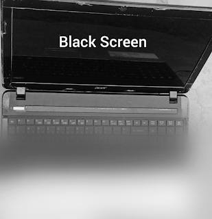 Black screen while starting a computer is a viruses sign