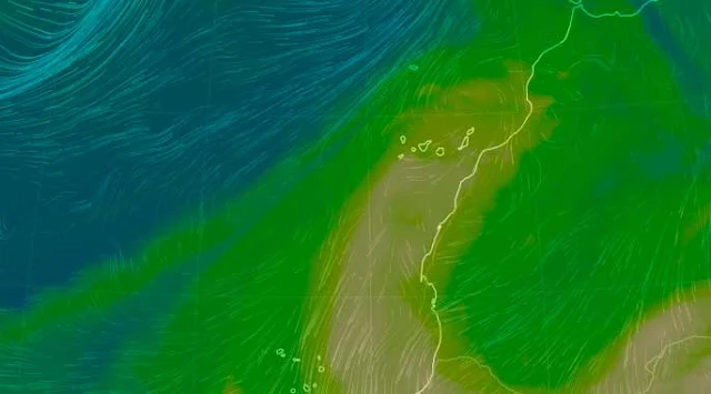 La calima en altos niveles en Canarias Octubre - Noviembre 2019