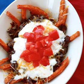 black bean chili fries