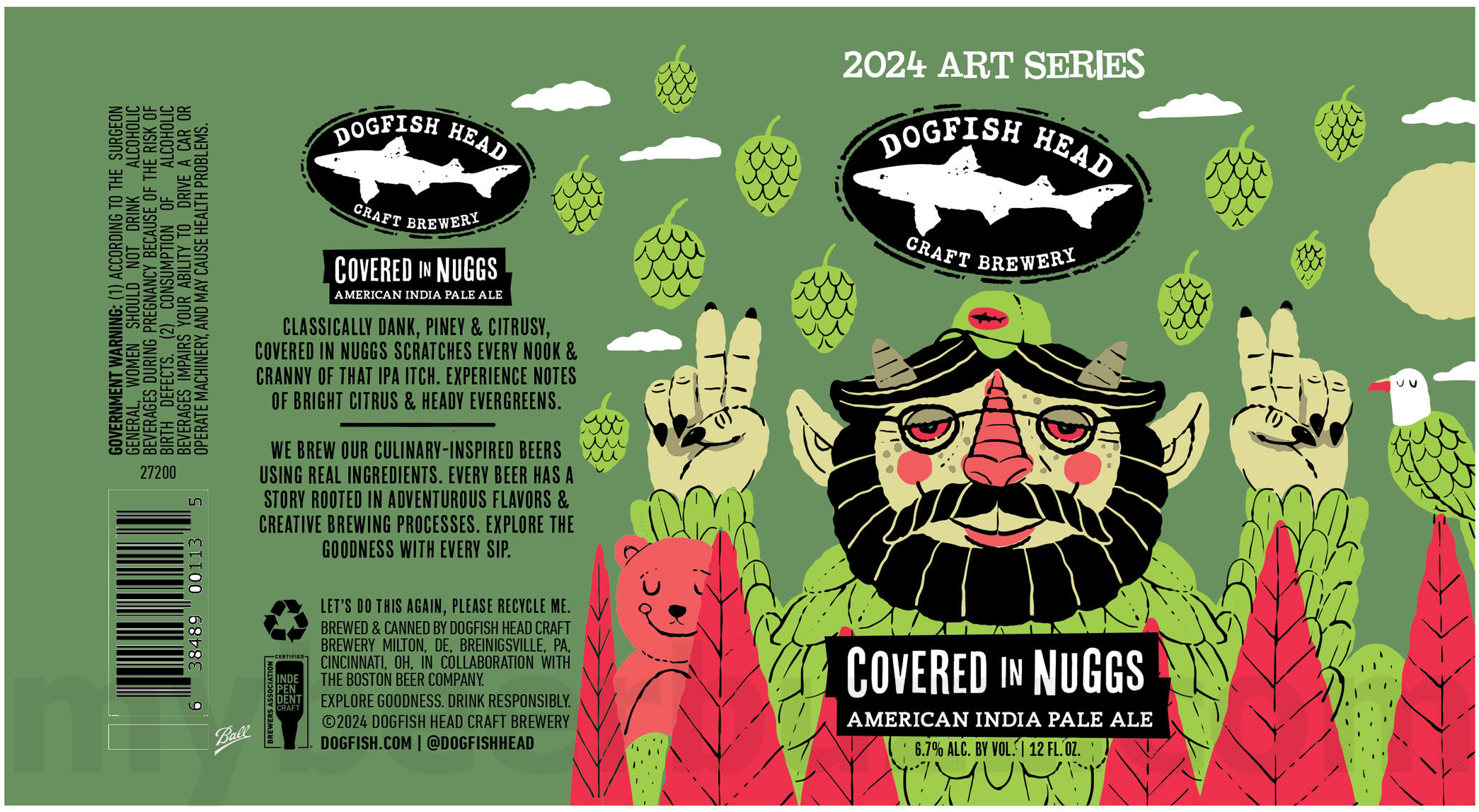 Dogfish Head Covered In Nuggs Coming To 2024 Art Series