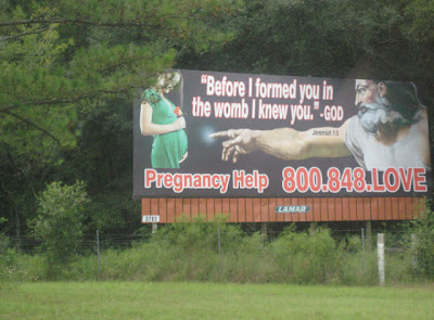 Hilarious Anti-Abortion Billboards Seen On lolpicturegallery.blogspot.com