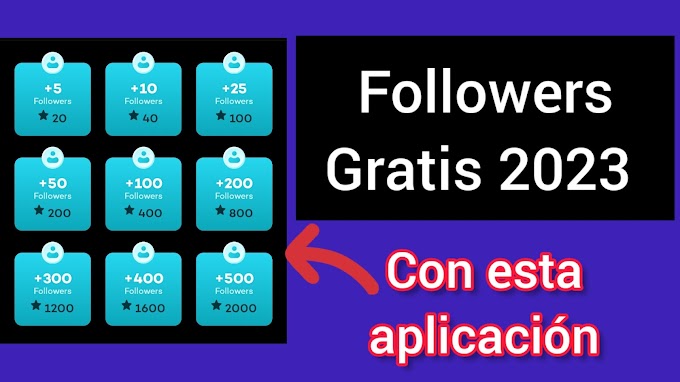 CONSEGUIR FOLLOWERS GRATIS 2023 DE TIKTOK 