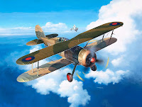 Revell 1/32 Gloster Gladiator Mk. II (03846)  Color Guide & Paint Conversion Chart