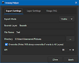 Imaseq Helper - Image Export Extension For Inkscape Screenshot