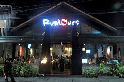 Dinner at Rumours Seminyak