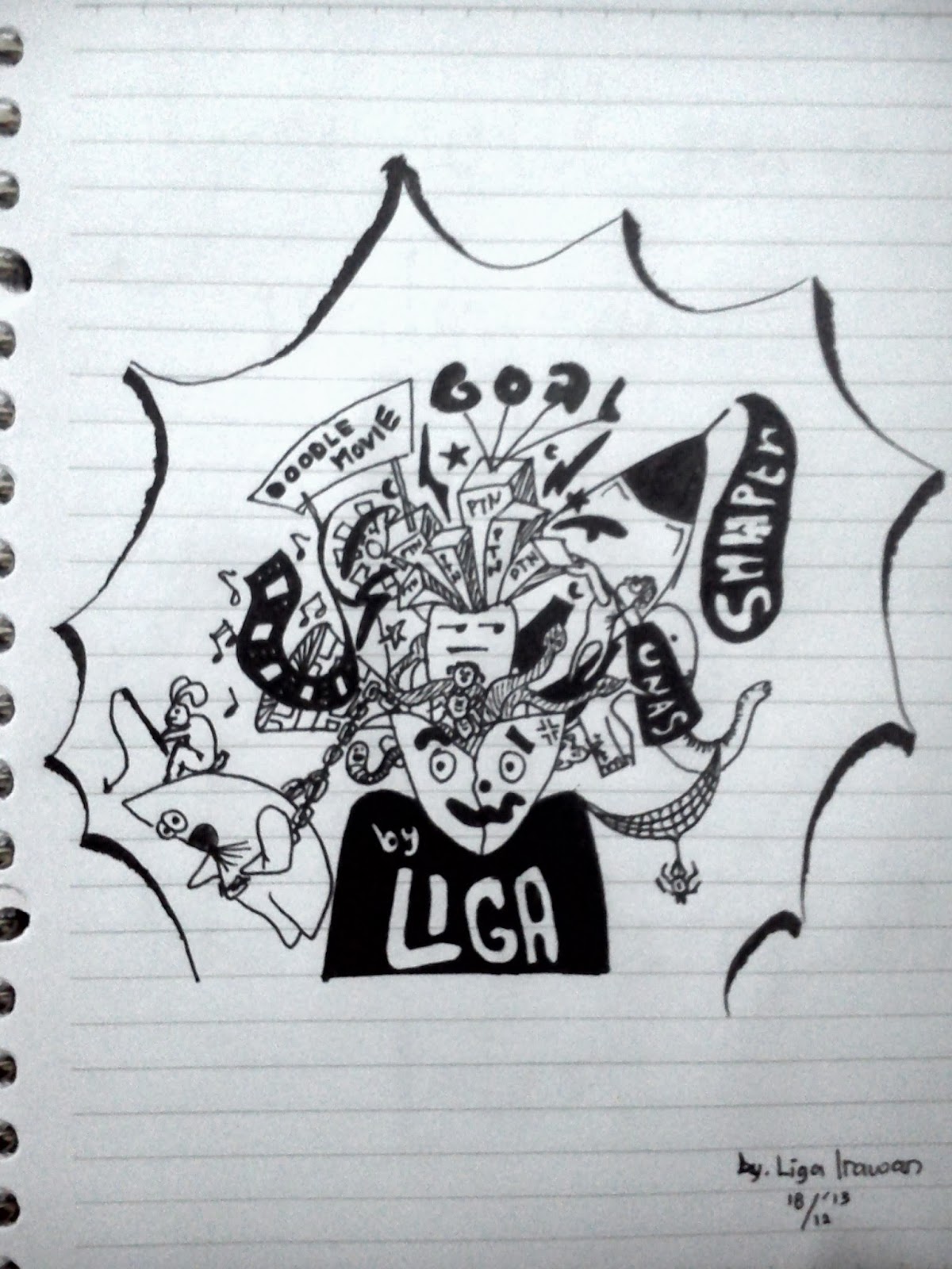 Tulisan Tangan Doodle Art