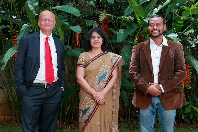 (L to R) Dr Jogin Desai, Dr Rajani Battu & Dr Rajarshi Pal