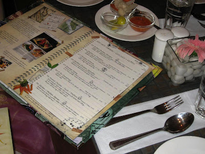 Malaka Spice Menu